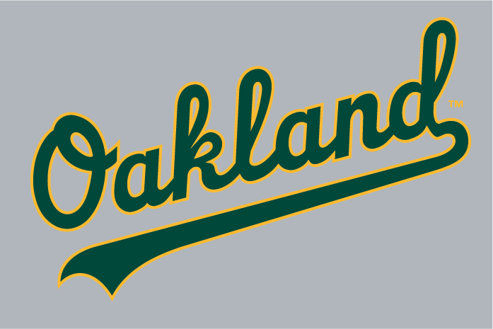 Oakland Athletics 1993-Pres Jersey Logo 02 vinyl decal